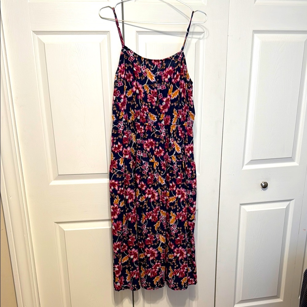 Old Navy | Navy Floral Midi Dress